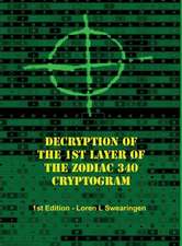 Decryption of the 1st Layer of the Zodiac 340 Cryptogram