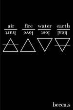 air, fire, water, earth