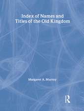 Index Of Names & Titles Of The