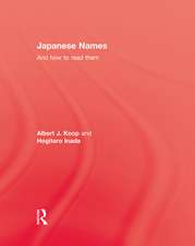 Japanese Names and How To Read Them