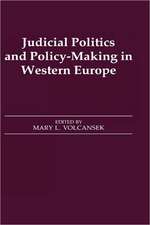 Judicial Politics and Policy-making in Western Europe