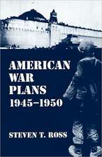 American War Plans 1945-1950