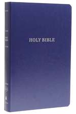 KJV, Gift and Award Bible, Leather-Look, Blue, Red Letter, Comfort Print