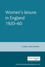 Women's Leisure in England 192060