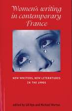 Women's Writing in Contemporary France