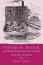 Thomas Hood and Nineteenth-Century Poetry