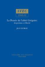 La Pensée de l`abbé Grégoire – despotisme et liberté