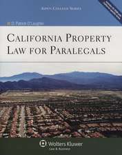 California Property Law for Paralegals [With CDROM]