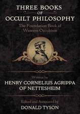 Three Books of Occult Philosophy