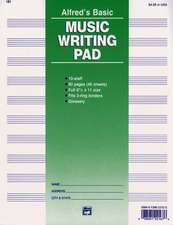 10 STAVE MUSIC WRITING PAD