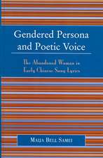 Gendered Persona and Poetic Voice