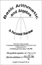 Basic Arithmetic and Algebra