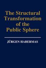 Structural Transformation of the Public Sphere – An Inquiry into a Category of Bourgeois Society