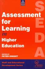 Assessment for Learning in Higher Education