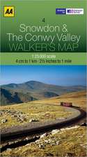 Walker's Map Snowdon & Conwy Valley