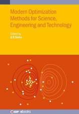 Modern Optimization Methods for Science, Engineering and Technology