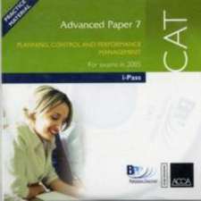 CAT Paper 7 Planning, Control and Performance Management