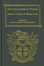 The Character of Wisdom: Essays in Honour of Wesley Carr