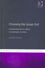 Choosing the Lesser Evil: Understanding Decision Making in Humanitarian Aid NGOs