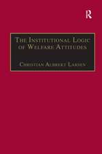 The Institutional Logic of Welfare Attitudes: How Welfare Regimes Influence Public Support