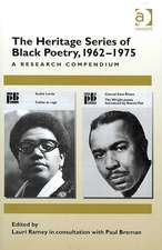 The Heritage Series of Black Poetry, 1962–1975: A Research Compendium