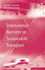 Institutional Barriers to Sustainable Transport