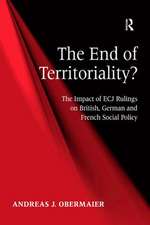 The End of Territoriality?: The Impact of ECJ Rulings on British, German and French Social Policy