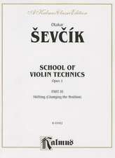 School of Violin Technics, Op. 1, Vol 3