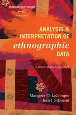 Analysis and Interpretation of Ethnographic Data