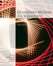 Quantitative Methods for Management, 3e