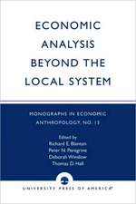 Economic Analysis Beyond the Local System