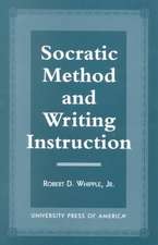 Socratic Method and Writing Instruction