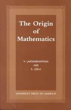 The Origins of Mathematics