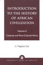 Introduction to the History of African Civilization