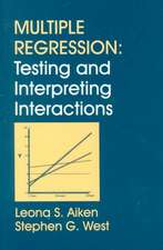 Multiple Regression: Testing and Interpreting Interactions