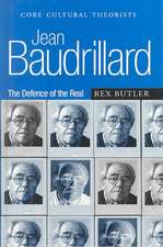 Jean Baudrillard: The Defence of the Real