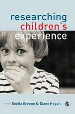 Researching Children's Experience: Approaches and Methods