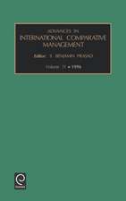 Advances in International Comparative Management