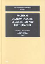 Political Decision–Making, Deliberation and Participation