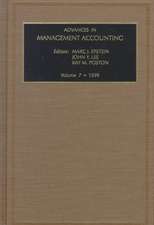 Advances in Management Accounting