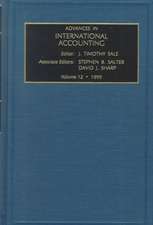 Advances in International Accounting