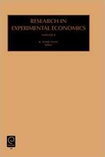 Research in Experimental Economics