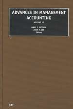 Advances in Management Accounting