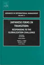 Japanese Firms in Transition – Responding to the Globalization Challenge