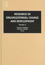 Research in Organizational Change and Development