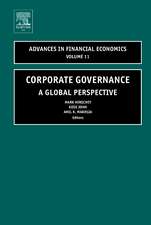 Corporate Governance – A Global Perspective