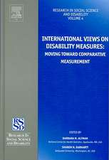 International Views on Disability Measures – Moving Toward Comparative Measurement