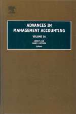 Advances in Management Accounting