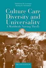 Culture Care Diversity and Universality