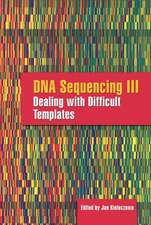 DNA Sequencing III